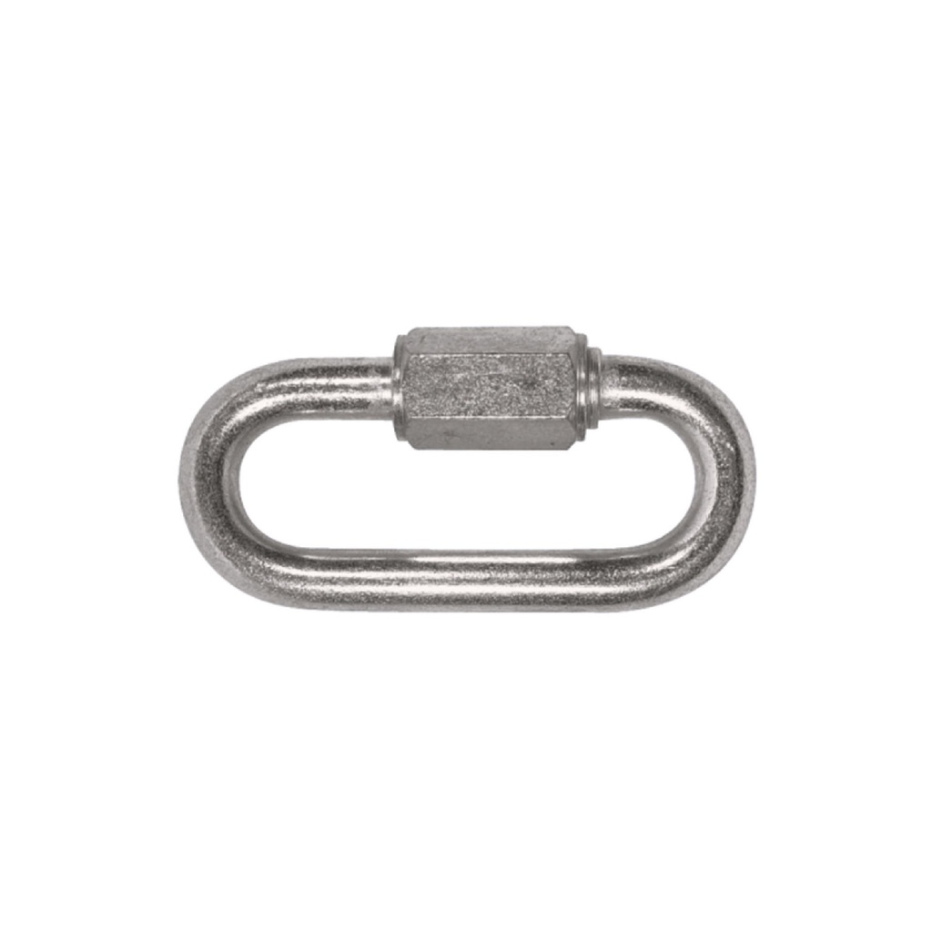 [F16142] Empate Con Rosca Para Cadena De 1/4 (). Plateado. 1/4(6mm)