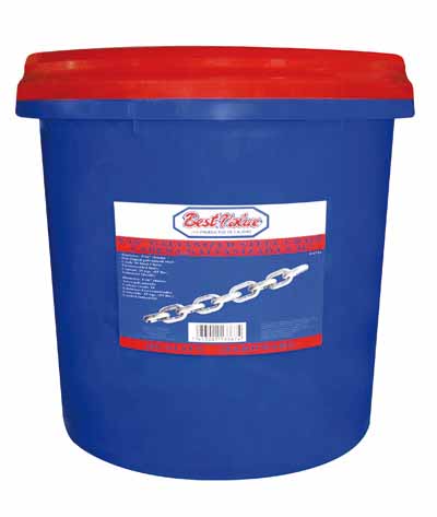 [F16713] Cadena Galvanizada 1/4 25kg 87. 9'. Acero Galvanizado. 26. 8mts (87. 9 Ft)