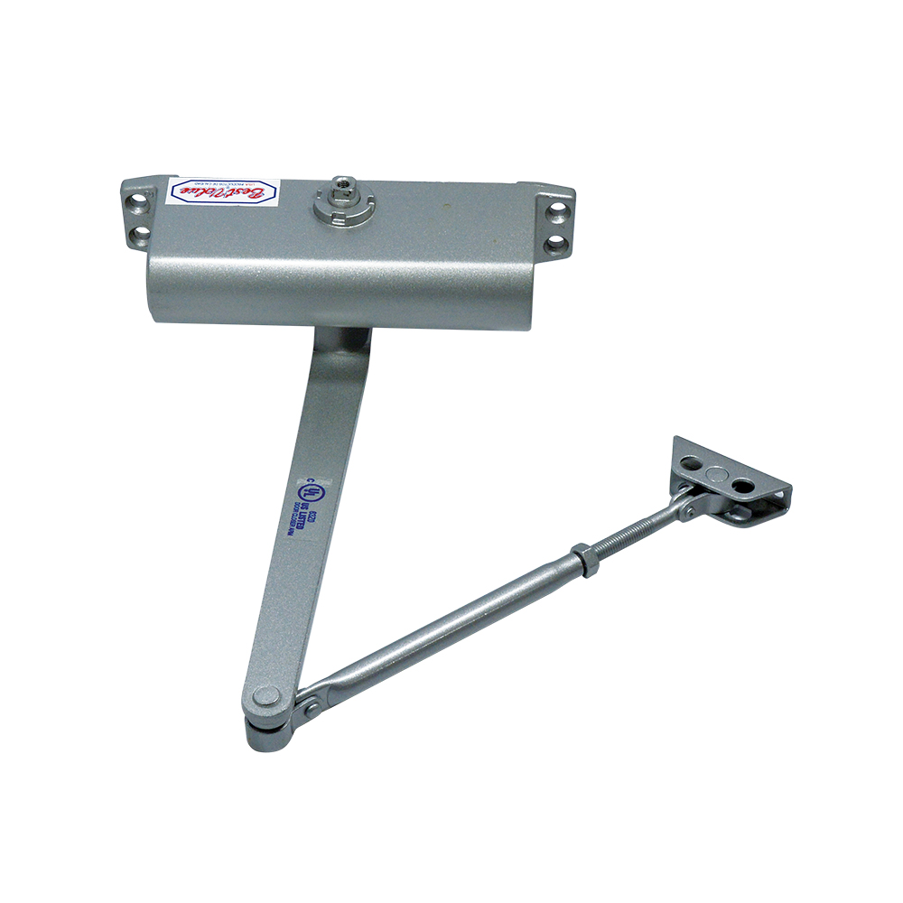 [F17990] Cierrapuerta Bestvalue Ul Plateado #2. Aluminio. #2