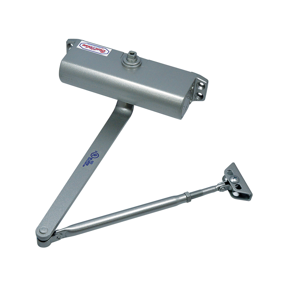 [F17993] Cierrapuerta Bestvalue Ul Plateado #3. Aluminio. #3