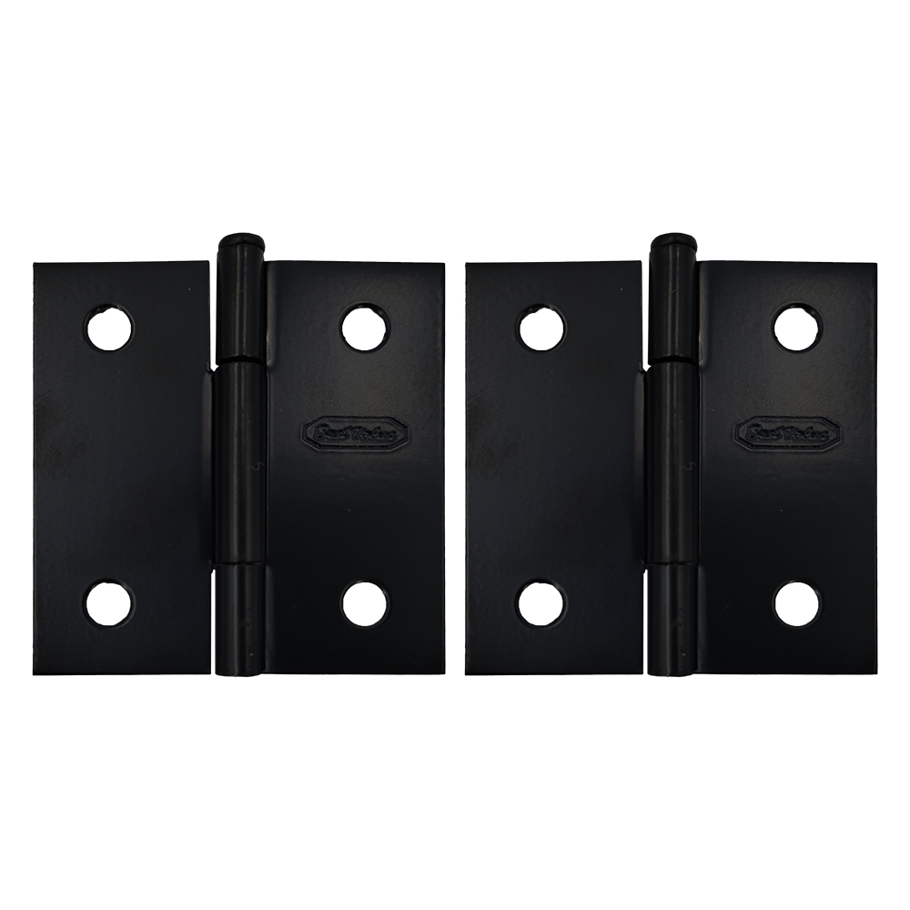 [F19BL20] Bisagra Para Puerta 2 Negra. Negro.