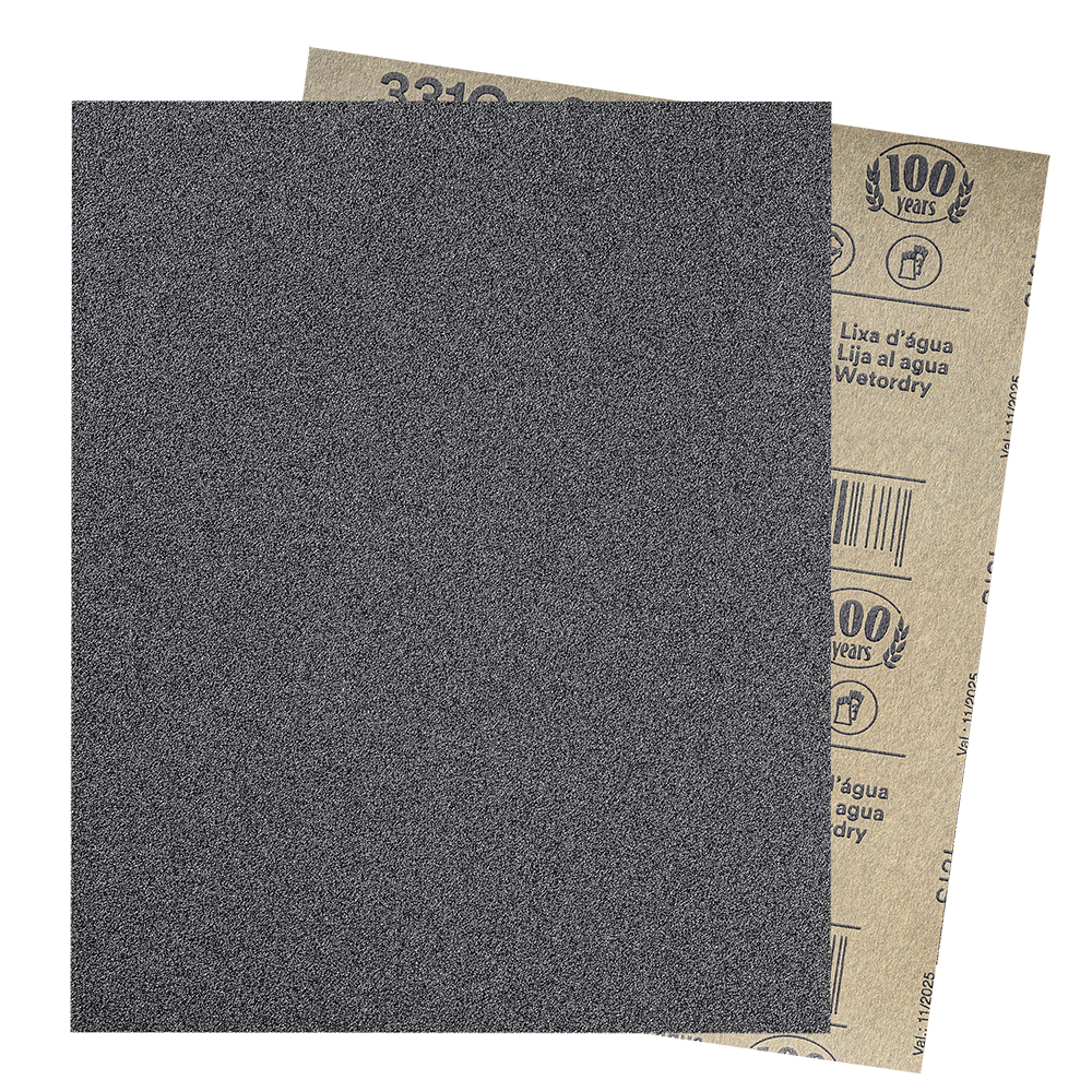 [F2910080] Lija 3m Para Agua #80 (50 Pliegos). Oxido De Aluminio. Gr 80