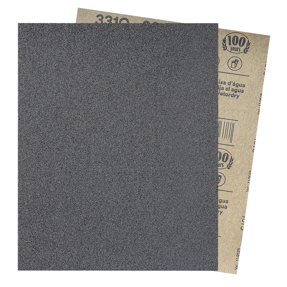 [F2910120] Lija 3m Para Agua #120 (50 Pliegos). Oxido De Aluminio. Gr 120