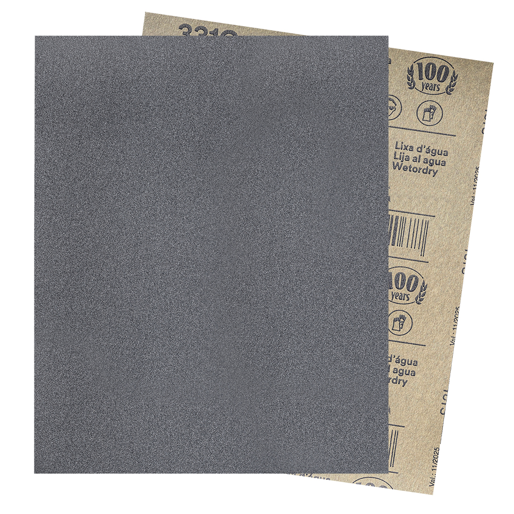 [F2910360] Lija 3m Para Agua #360 (50 Pliegos). Oxido De Aluminio. Gr 360