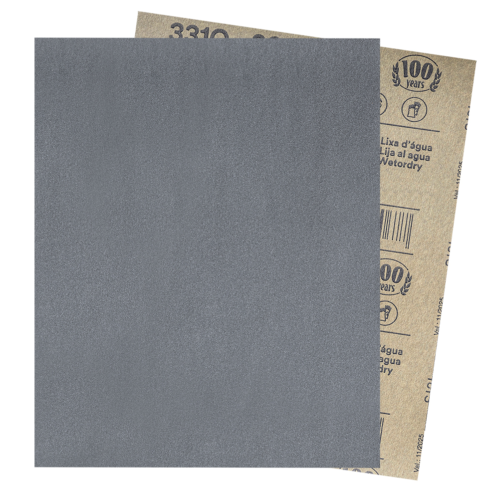 [F2910600] Lija 3m Para Agua #600 (50 Pliegos). Oxido De Aluminio. Gr 600