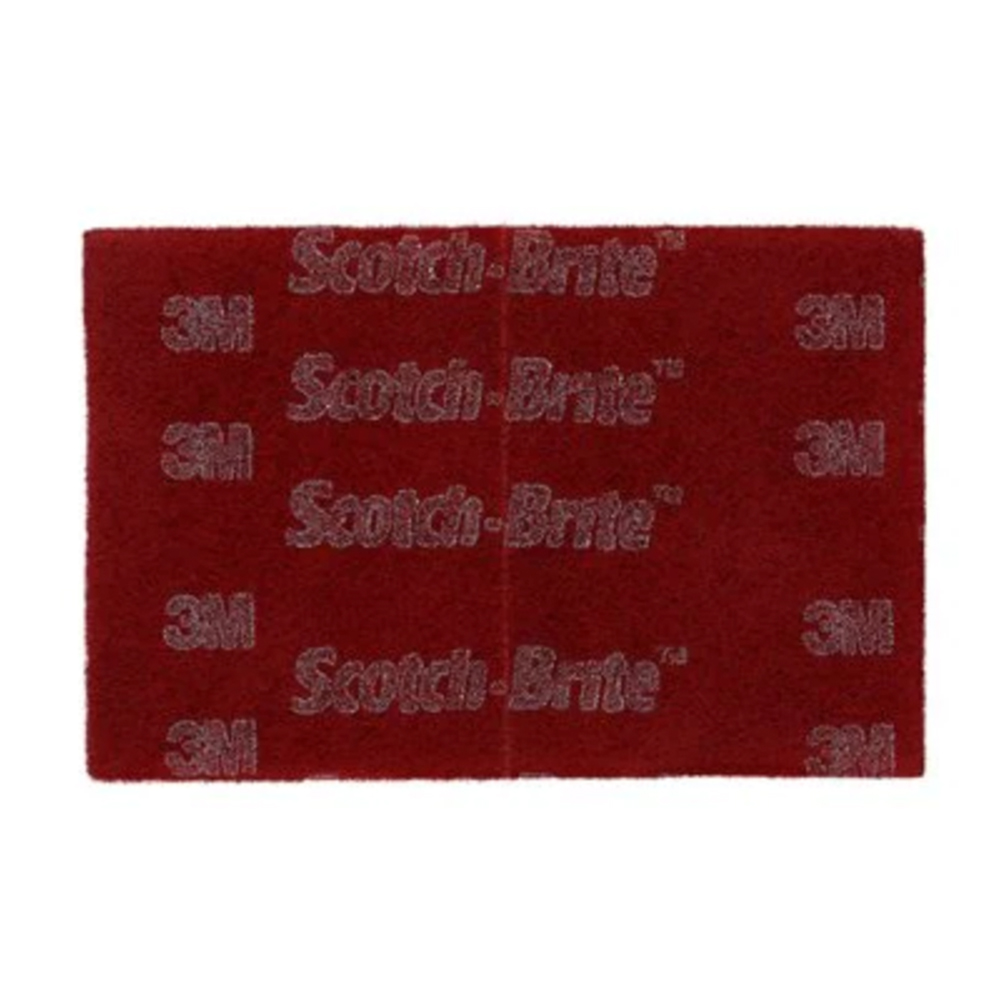 [F2918006] Paño De Fibra Industrial Multiusos 6x9 7447 (20 Paños). Rojo. 6 X 9