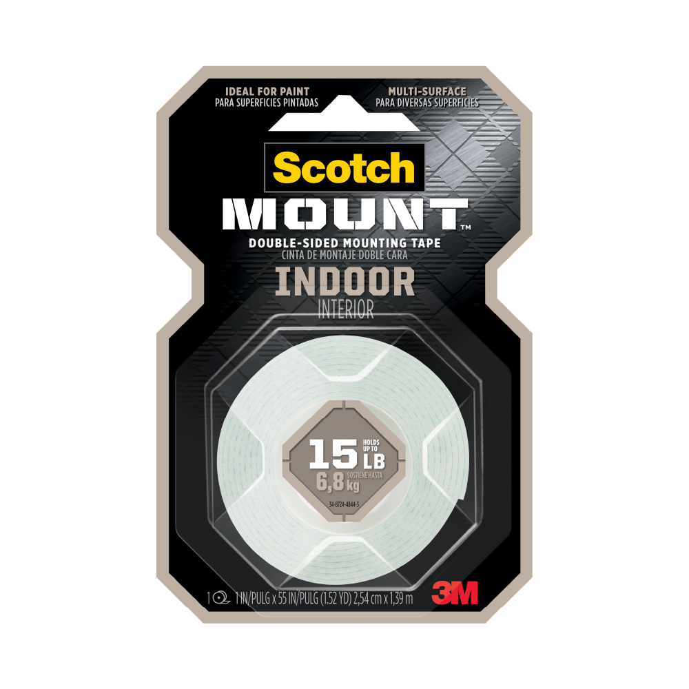 [F2920102] Tape Doble Contacto 3m Espuma Blanca 1x1. 39m #214h. Blanco. 1x 1.