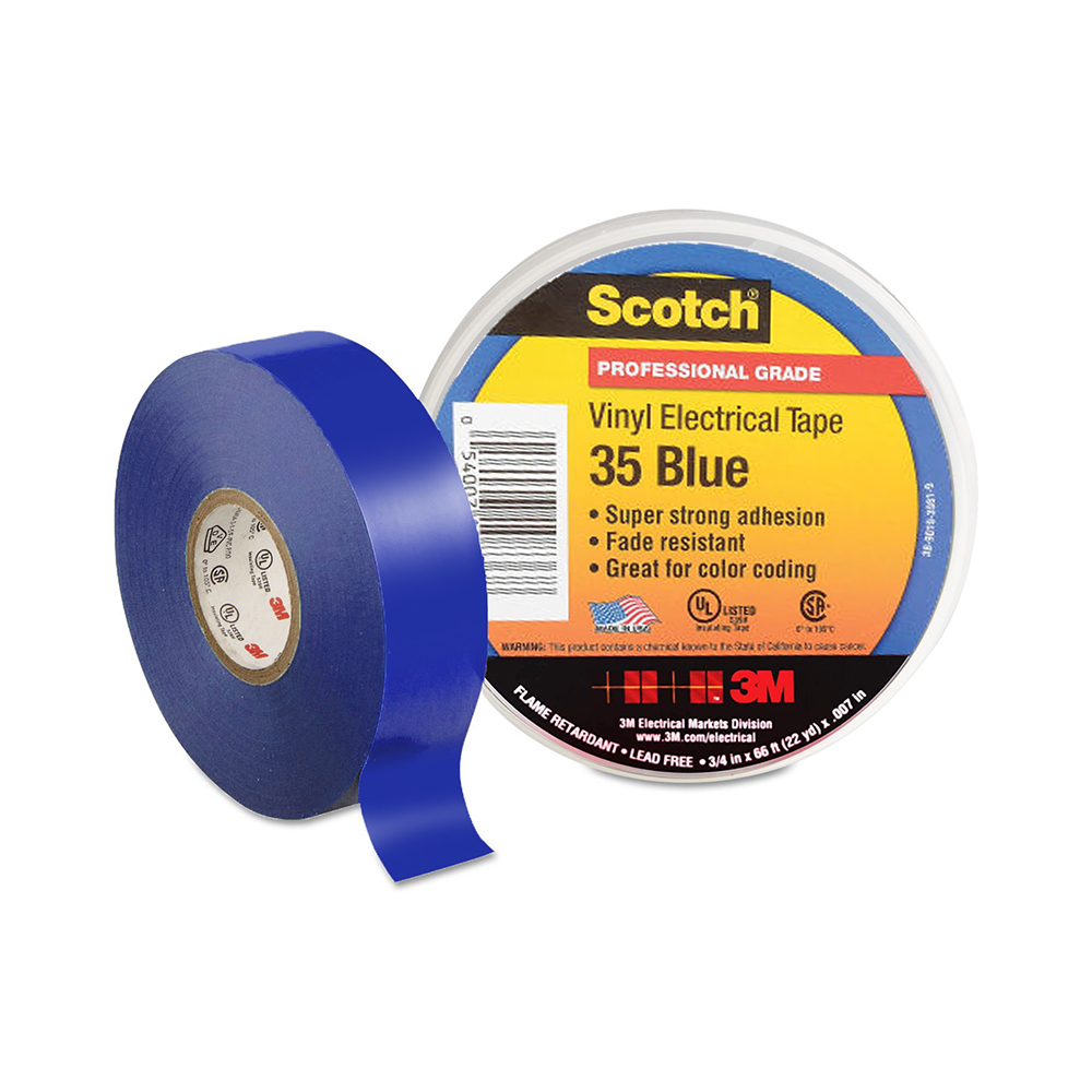 [F2920341] Tape Super +35 3m Azul 3/4x66'. Azul. 3/4 X 66'