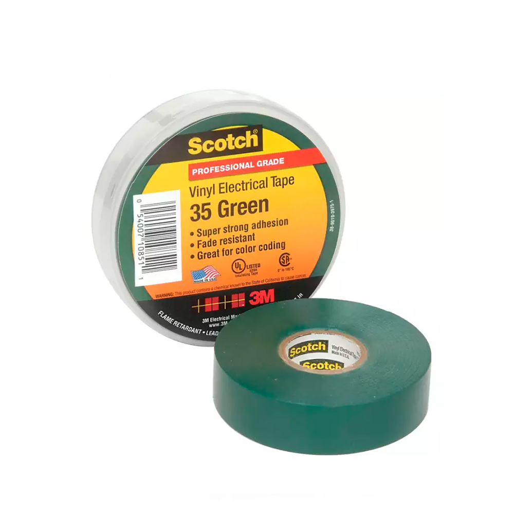 [F2920343] Tape Super +35 3m Verde 3/4x66'. Verde. 3/4 X 66'
