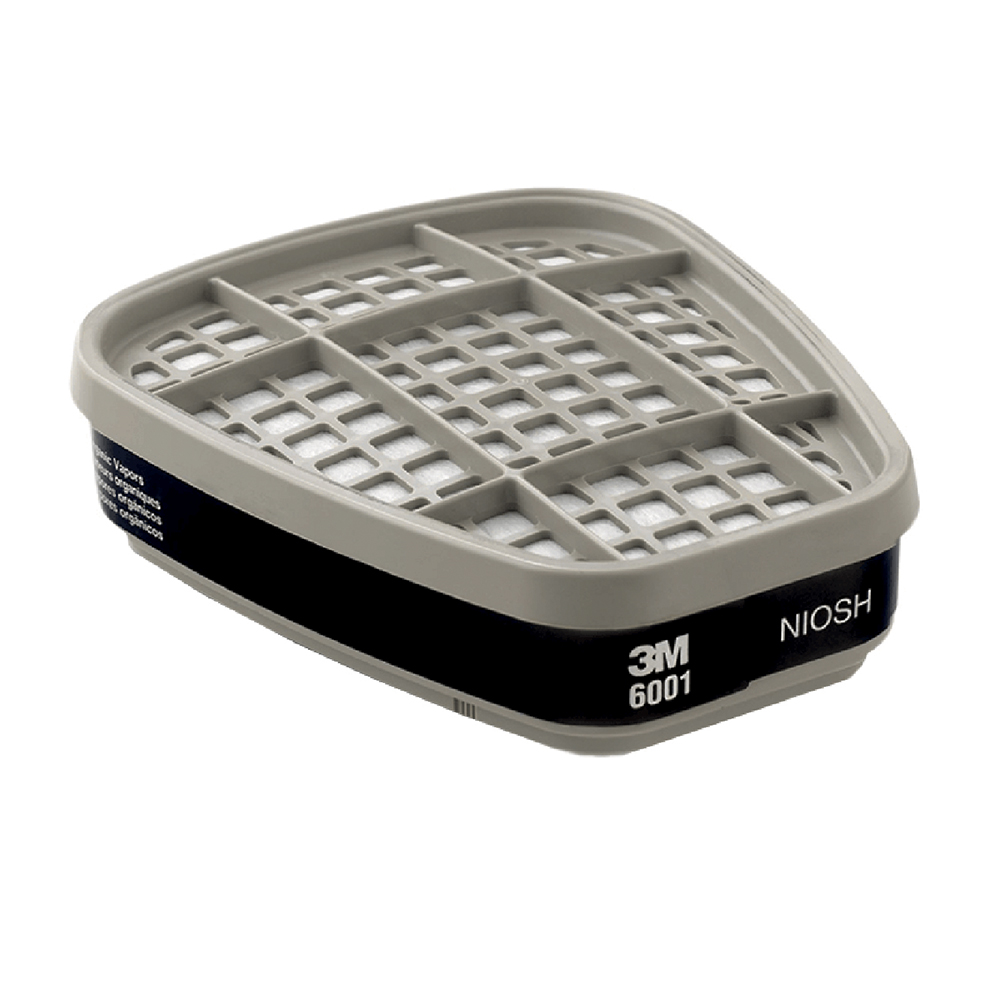 [F2930014] Cartucho 3m Para Vapores Organicos #6001. Negro. 6001