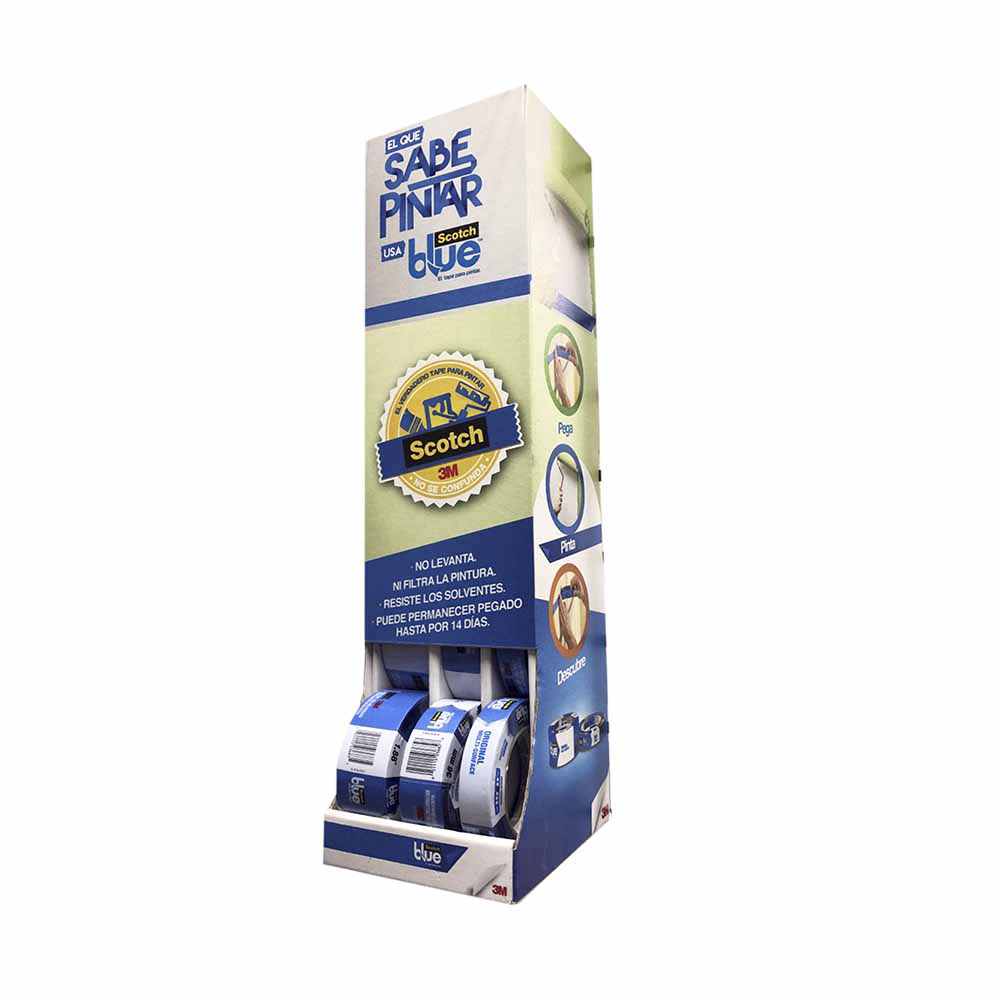 [F2999993] Sellador Adhesivo De Poliuretano 3m 550fc, White 310 Ml. Exhibidor Para Tape Azul
