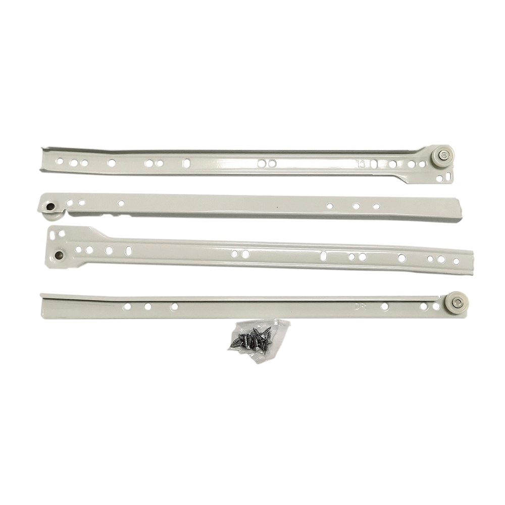 [F30614] Correderas Para Gaveta De 14 Blancas. Blanco.