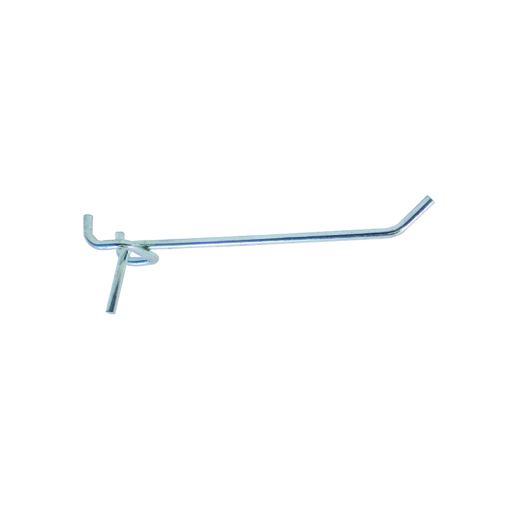 [F52051] Gancho Para Exhibir De 4 Sencillo (10pcs). Niquelado. 4(100mm)