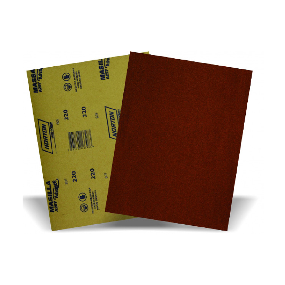 [F591040] Lija Norton Para Madera #40 (50 Pliegos). Óxido De Aluminio. Pliegos)