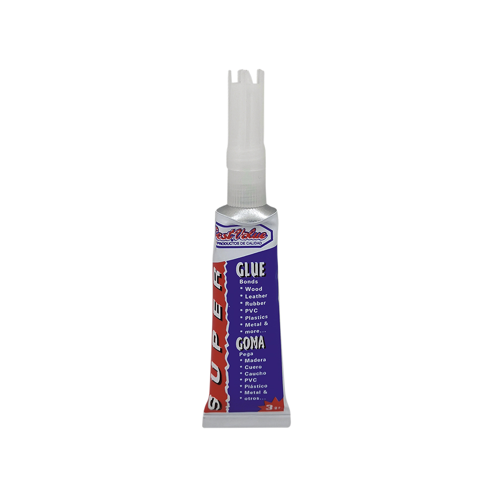 [A03001] Super Glue De. Transparente. 3g