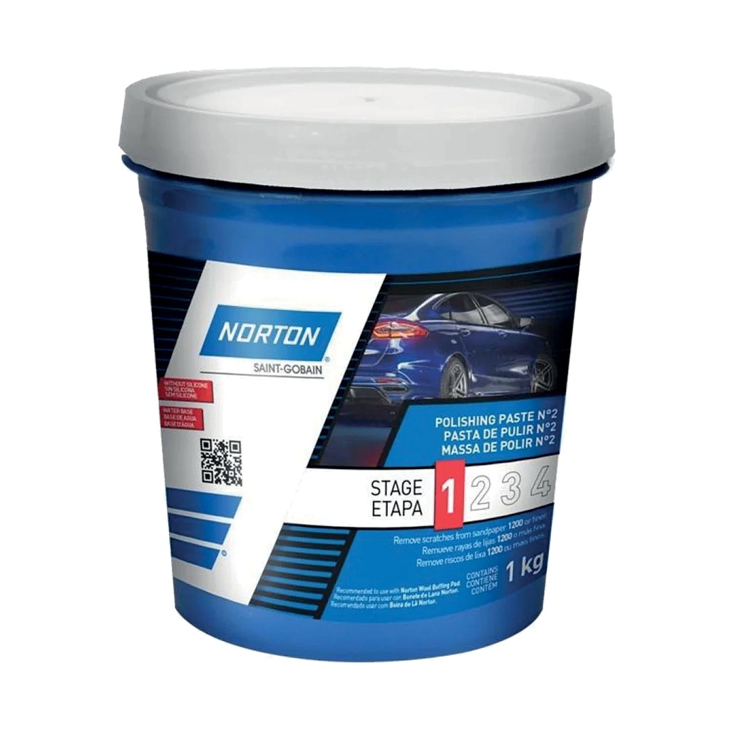 [F597004] Pasta De Pulir 1kg Norton Paso #1