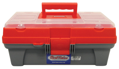 [F603379] Caja Herramientas Plastica 14 Panal. Resina Sintetica. 14x4. 75x5