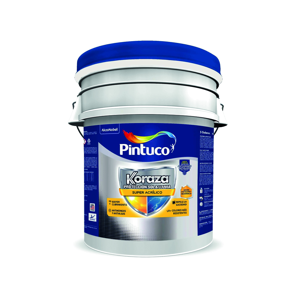 [A14115] Koraza Syl Pintuco Blanco 3500 5 Gl (18. 925l)