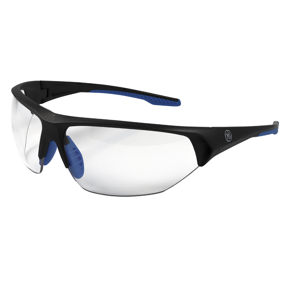 [GE106C] Lentes Seguridad Negro/azul Transp Ge.
