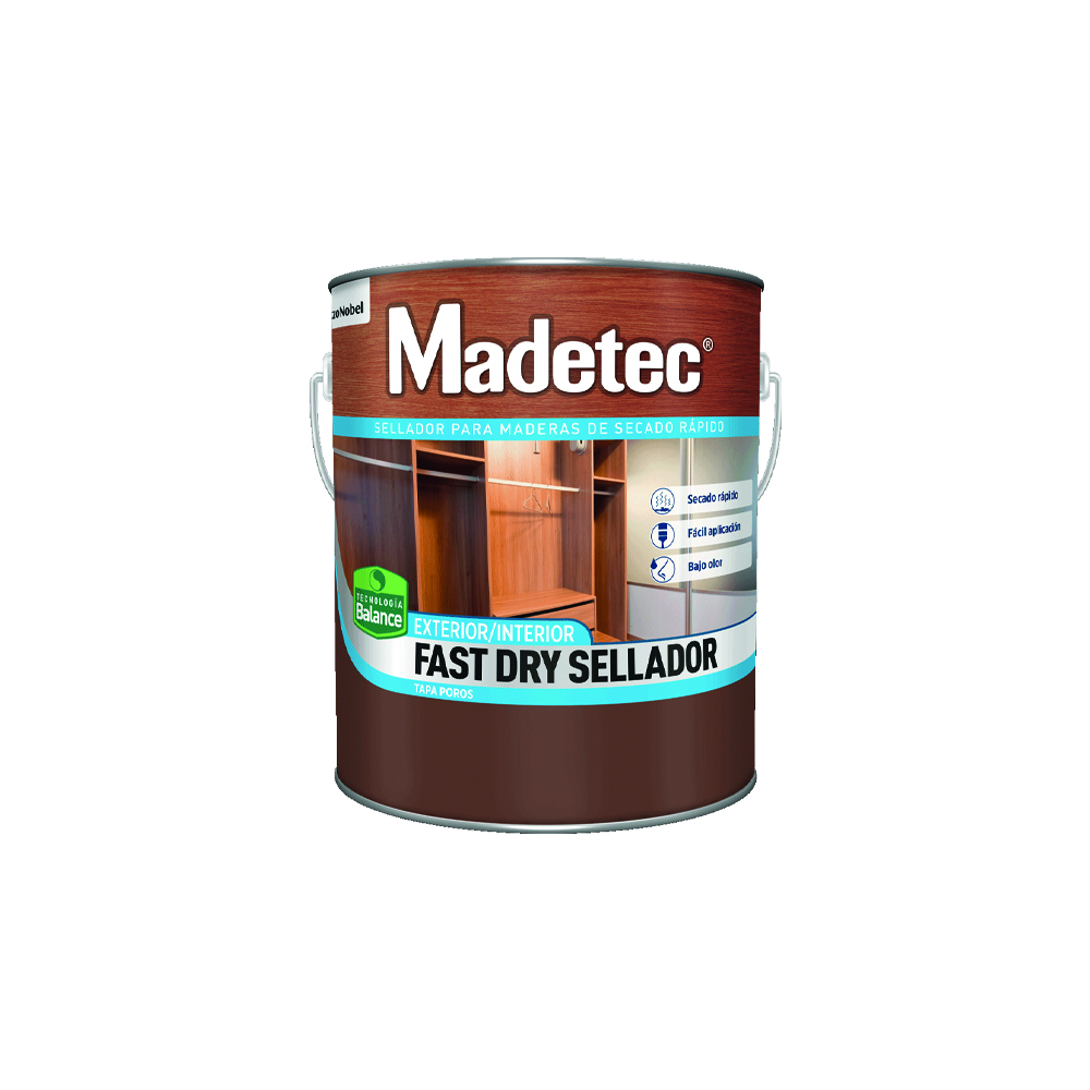 [A14123] Madetec Barniz Brillante Md715 1/4 Gl (0. 946l)