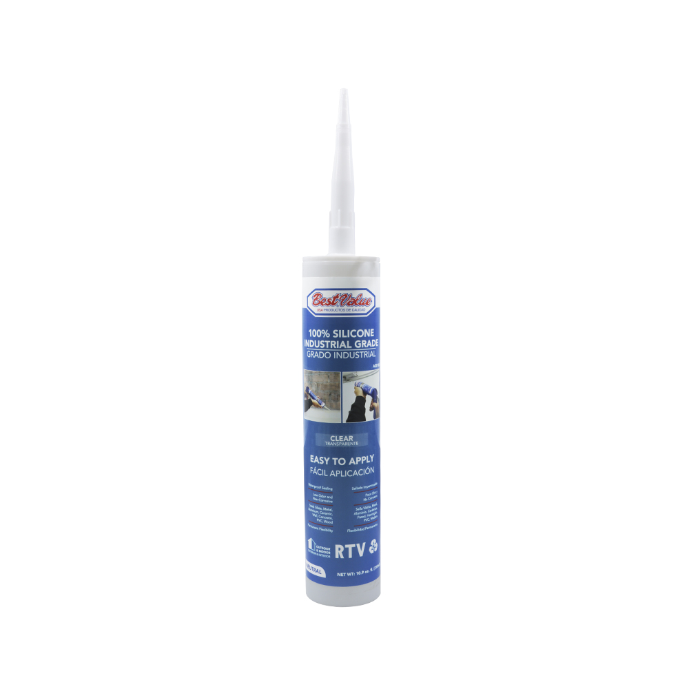[A03100] Silicone 100% Transparente. 9. 2oz / 280ml