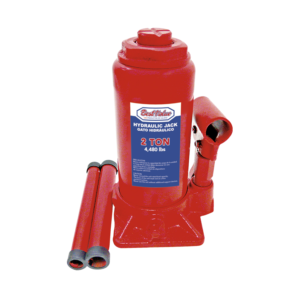 [H0130002] Gato Hidraulico 2 Ton. Rojo. Ton
