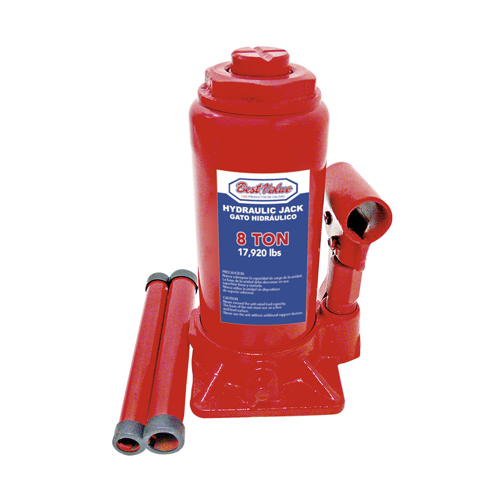[H0130008] Gato Hidraulico 8 Ton. Rojo. Ton