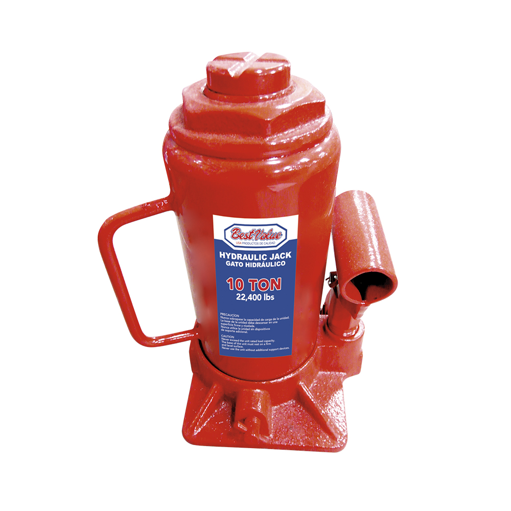 [H0130010] Gato Hidraulico 10 Ton. Rojo. Ton