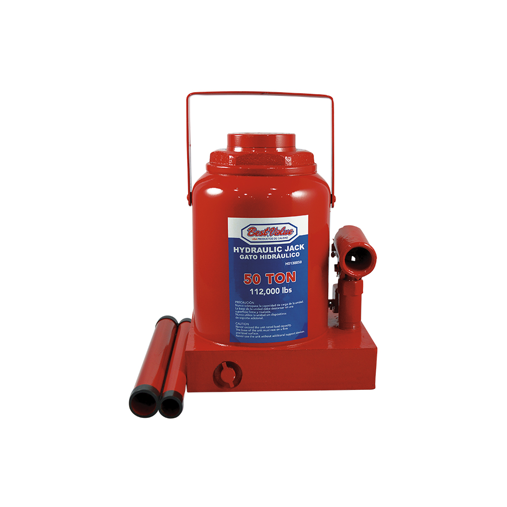 [H0130050] Gato Hidraulico 50 Ton. Rojo. Ton