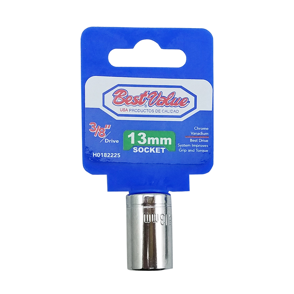 [H0182225] Socket 3/8. Cromo Vanadio. 13mm