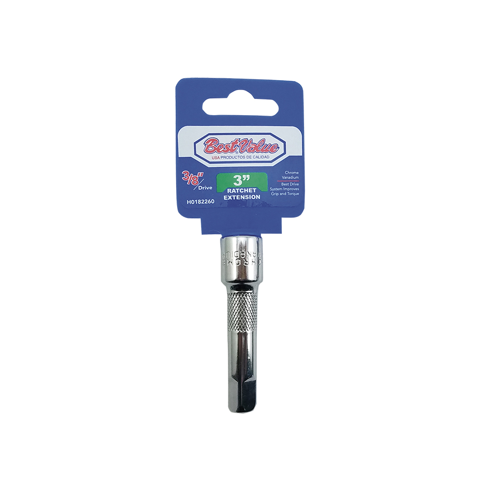 [H0182260] Extension Para Socket 3/8 X 3. Cromo Vanadio. 3(75mm)