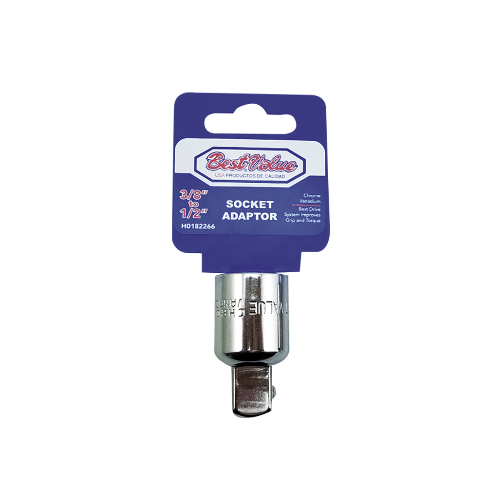 [H0182266] Adaptador Para Socket 1/2- 3/8. Cromo Vanadio. 3/8 A 1/2