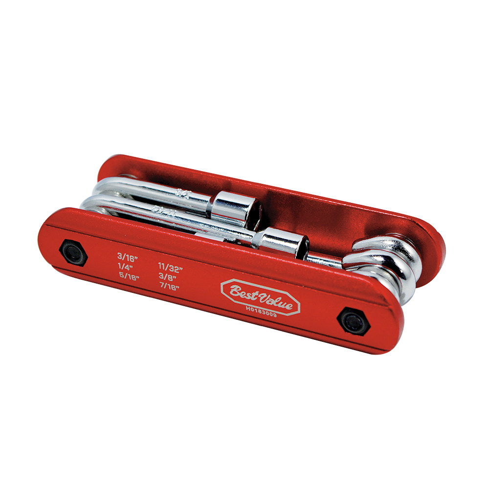 [H0183009] Juego Socket Plegable 6 Pzas 3/16-7/16