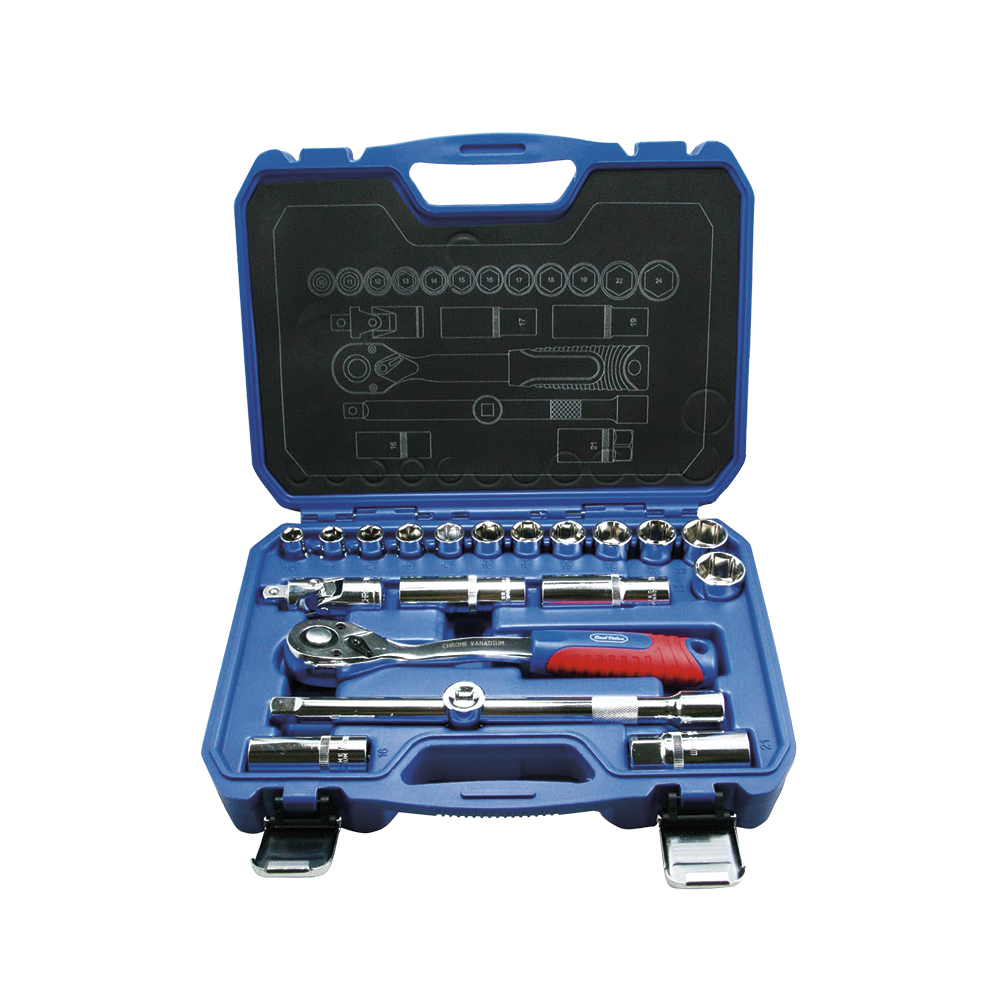 [H0183025] Juego Socket 1/2 6pt Crv 21pzas