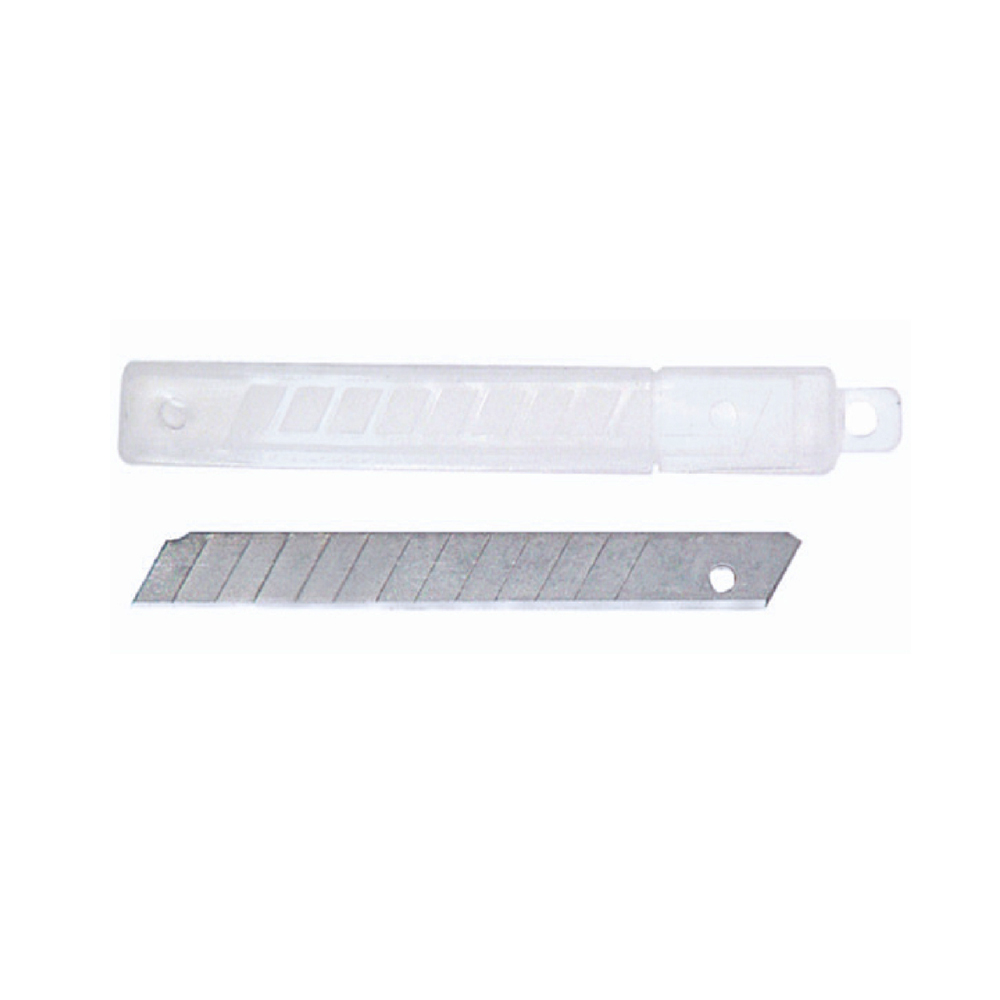 [H01947] Repuesto Para Cuchilla Delgada 5pc Blister. Plateado. X 9mm