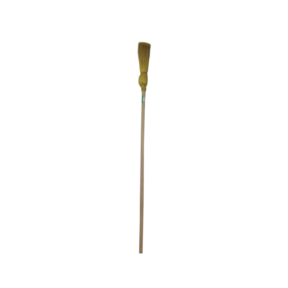 [H02028] Escoba De Techo Fibra Plastica. Mango Madera. #18 -14
