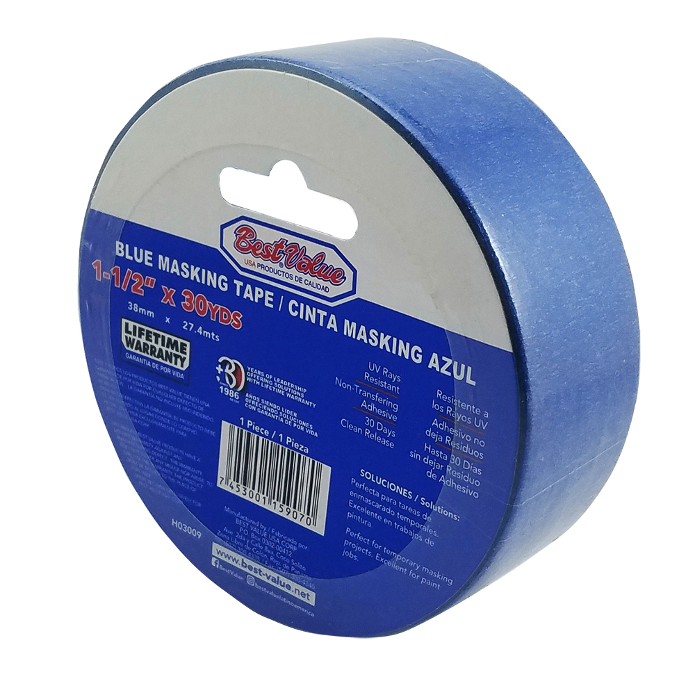 [H03009] Masking Tape Azul 1-1/2 (30 Yds). Azul. 1-1/2(36mm)