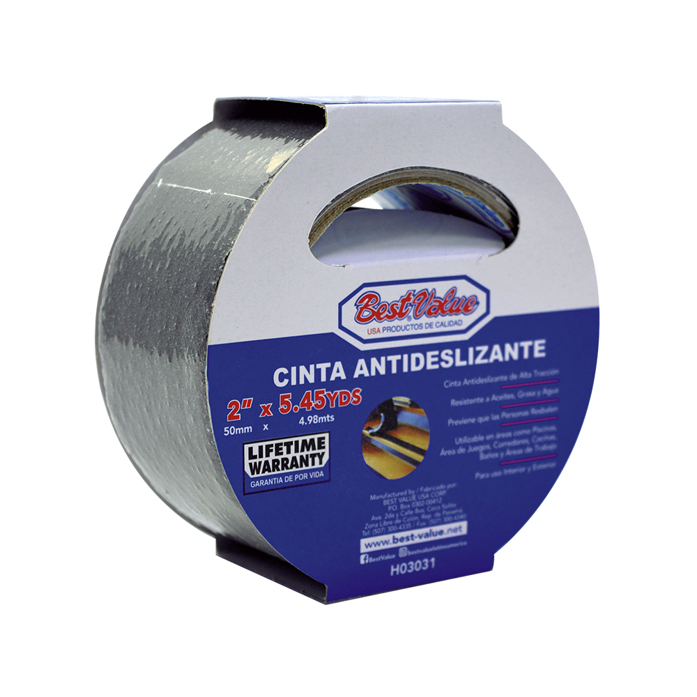 [H03031] Cinta Antideslizante 2 (5 Mts). Gris. 2(50mm) X 4. 98mts