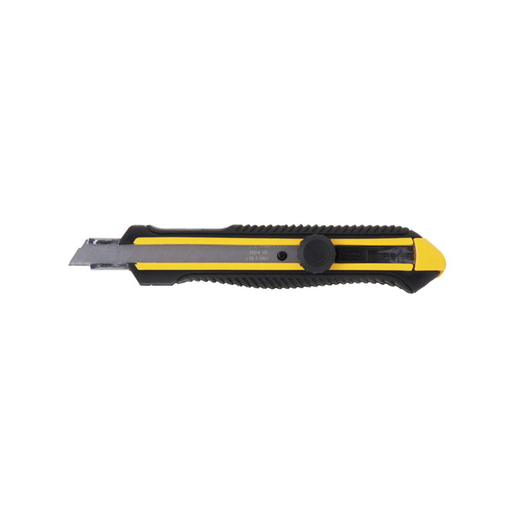 [H0410322] Cuchilla Stanley Snap-off Bloqueo Lateral. Negro. 3/8 (9 Mm)