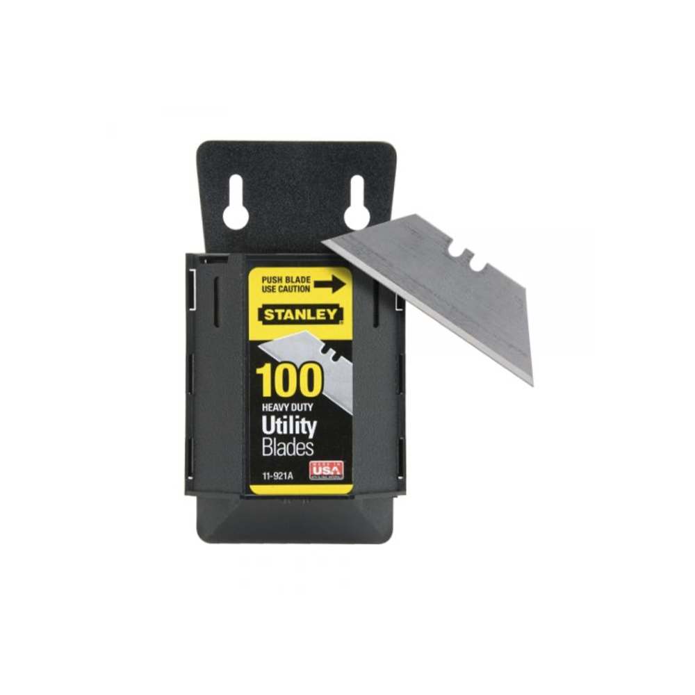 [H0411921A] Repuesto Para Cuchillas Stanley (100pcs). Acero De Alto Carbono. 2. 4