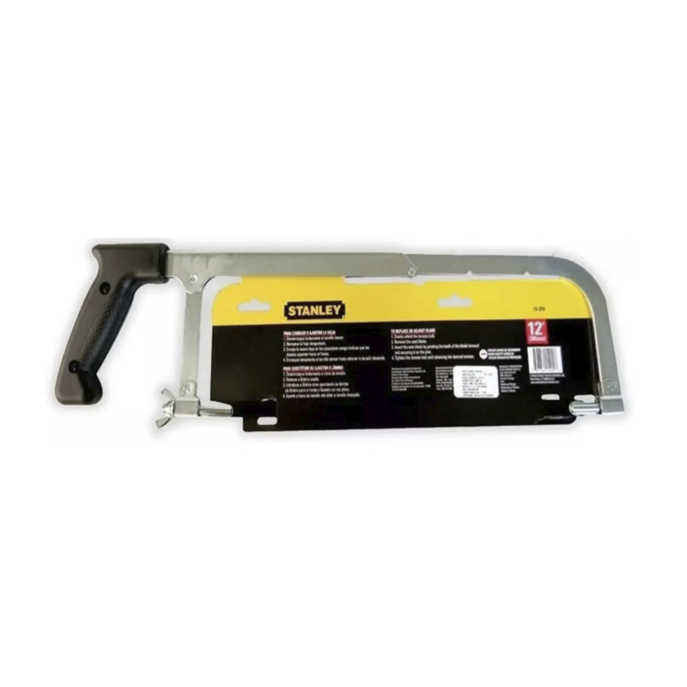 [H0415200] Arco De Segueta Ajustable Stanley 8 -12. Ergonómico. 12 (305 Mm)