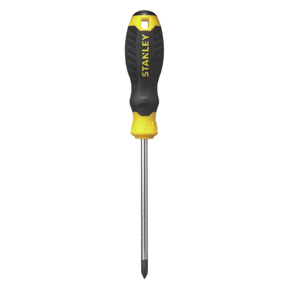 [H0460809] Destornillador Cushiongrip Stanley (+) 1/4 X 4 Ph#2. Cromo Vanadio. (100 Mm)