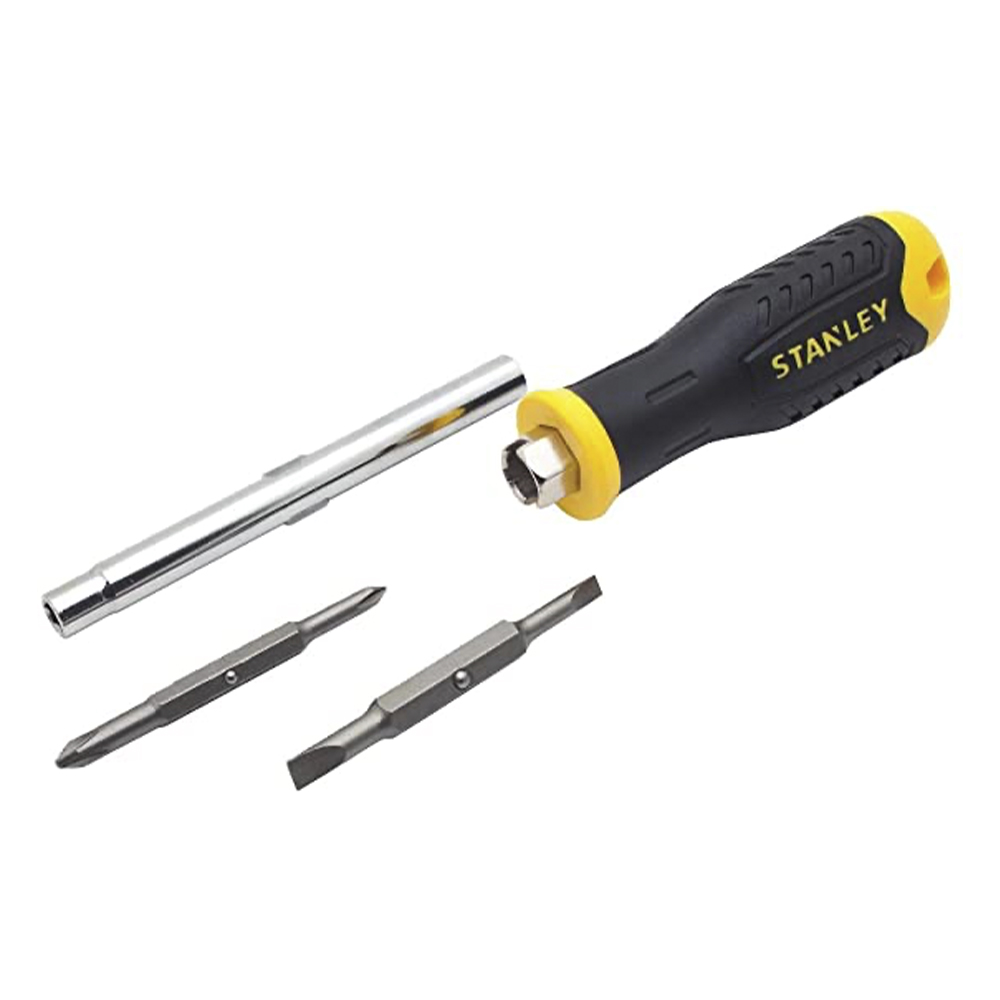 [H0468012] Destornillador De 6 Puntas Stanley. Ergonómico. Piezas