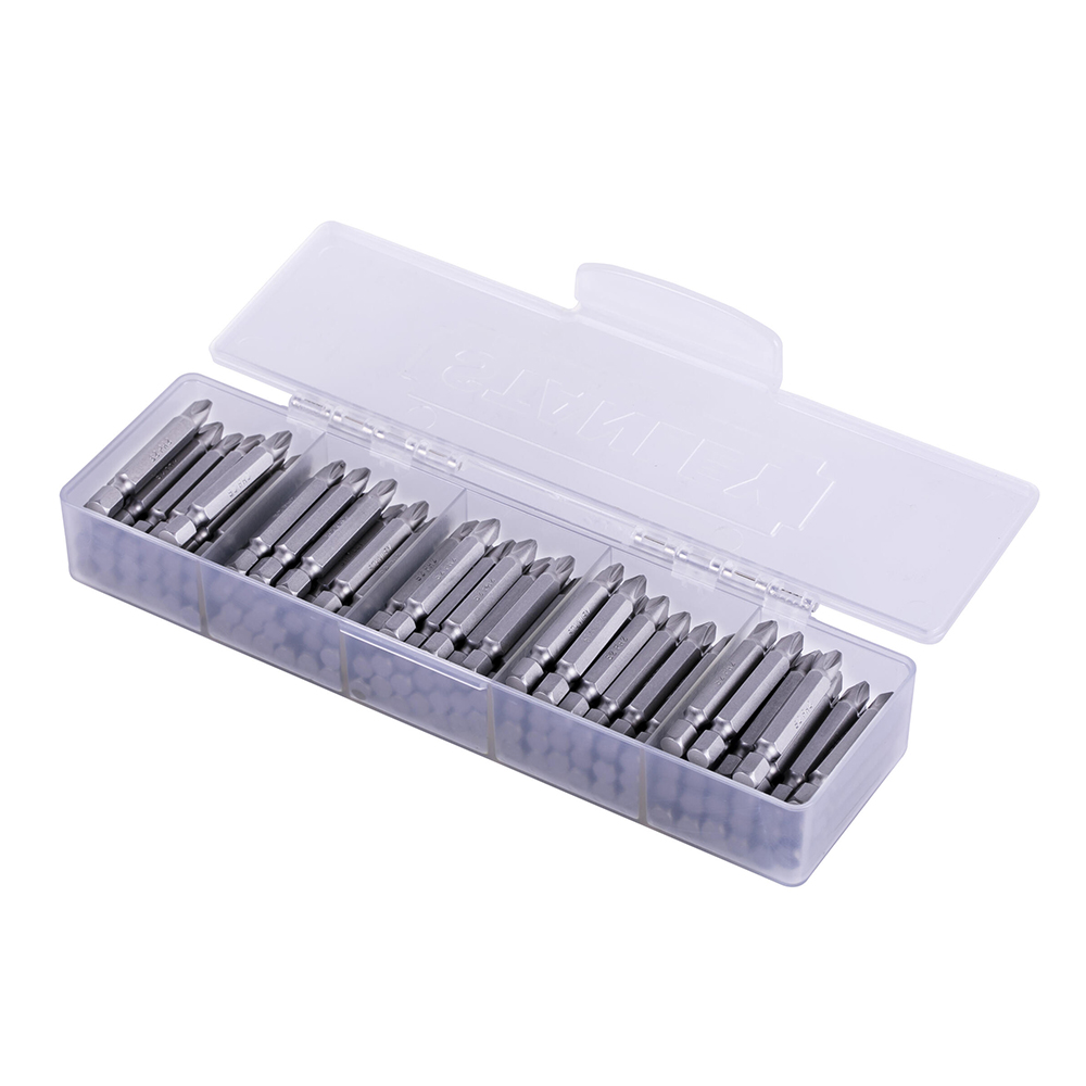 [H0468076] Puntas (+) #2 50mm (100 Pcs) Stanley. Cromo Vanadio. 100 Piezas