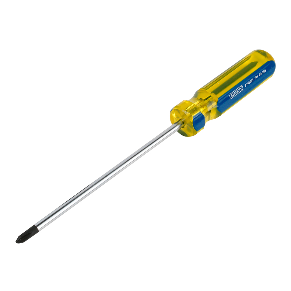 [H0469180] Destornillador Stanley Pro (+) #2 X 6. Cromo Vanadio. 6 (152 Mm)