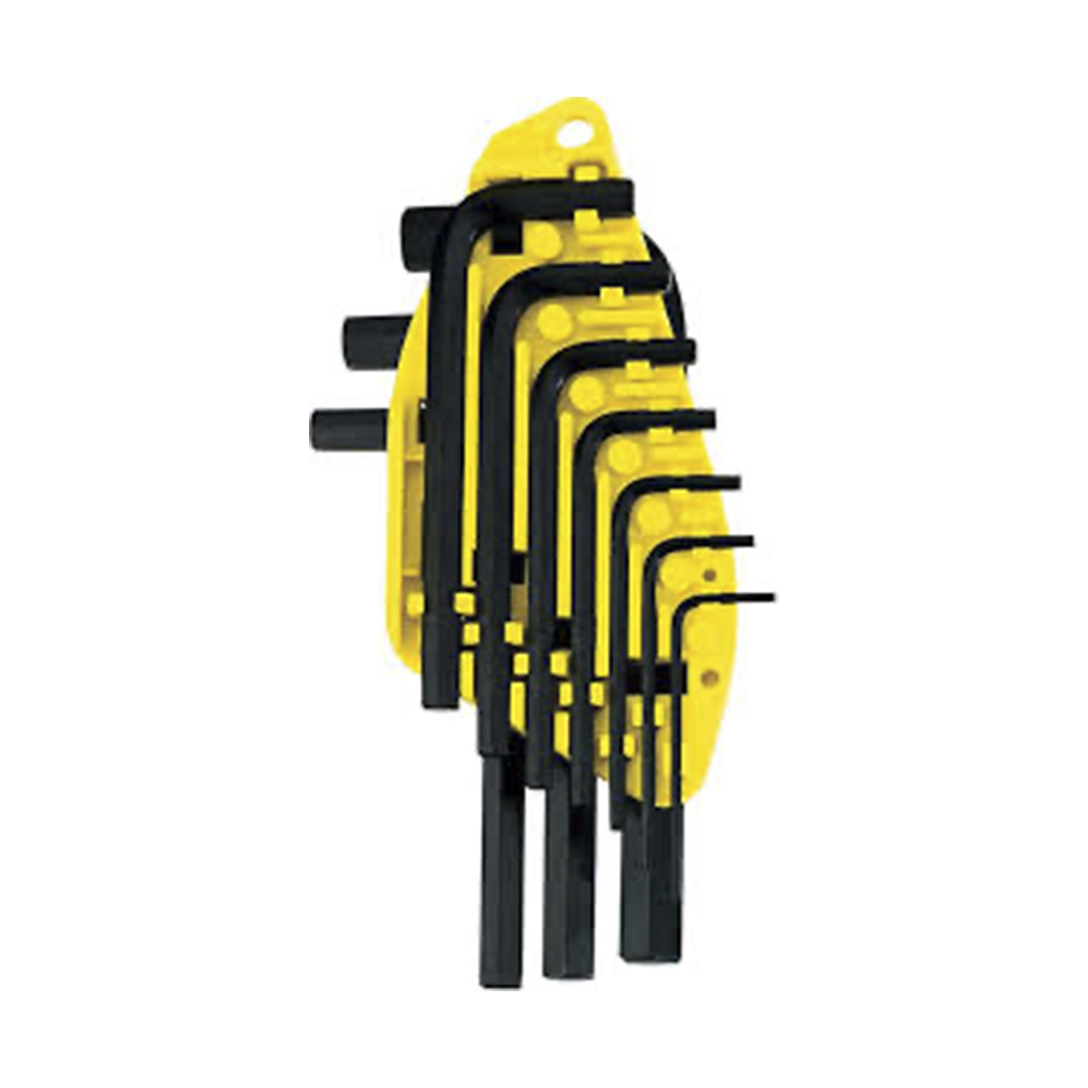 [H0469253] Juego Llaves Hex Stanley 1. 5-10mm 10 Pc. Cromo Vanadio. Piezas