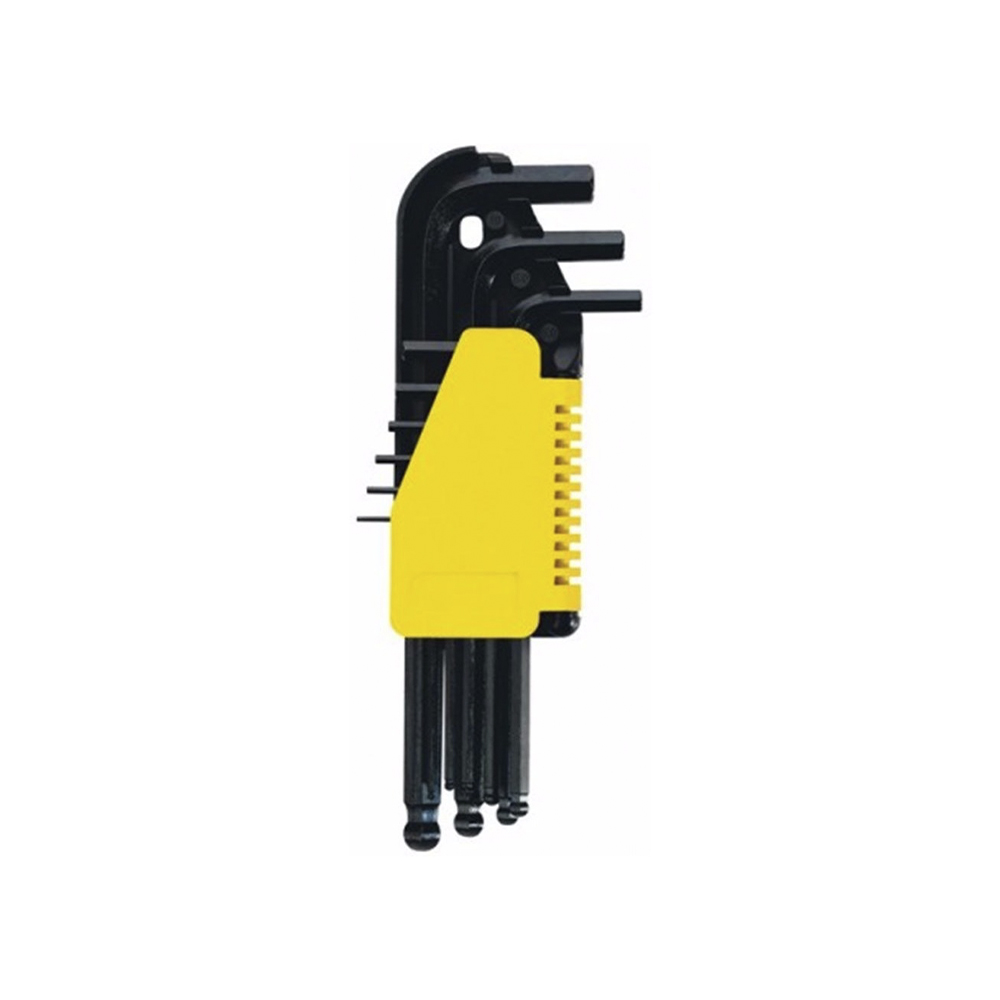 [H0469256] Juego Llaves Hex Stanley 1. 5-10mm/bola 9pc. Cromo Vanadio. 9 Piezas
