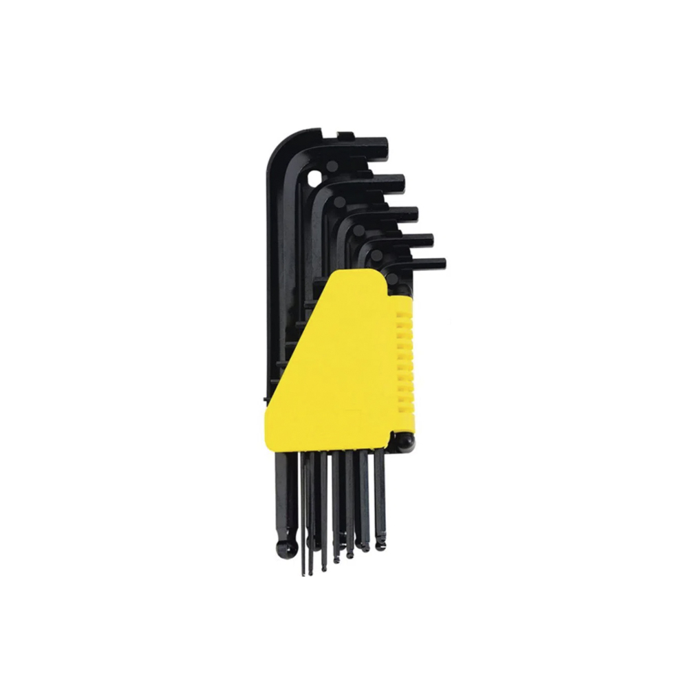 [H0469257] Juego Llaves Hex Stanley 1/16-3/8bola 12p. Cromo Vanadio. 12 Piezas