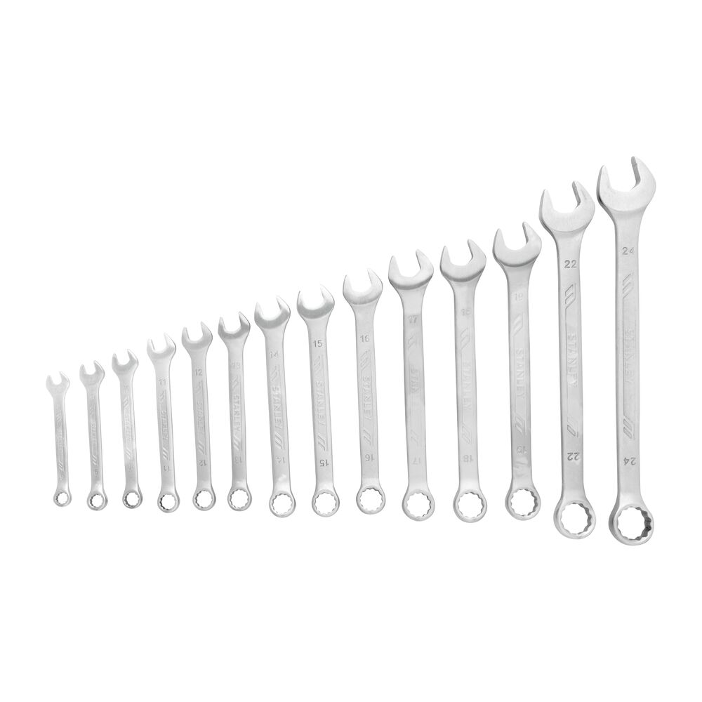 [H0473649] Juego Llaves Comb. Anti-slip Stanley 14 Pcs 8-24mm
