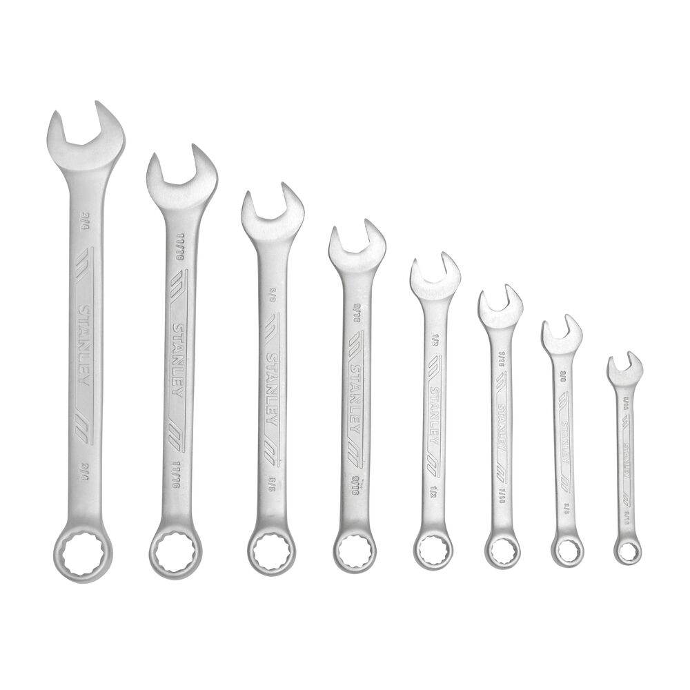 [H0473748] Juego Llaves Comb. Anti-slip Stanley 8 Pcs (5/16-3/4)